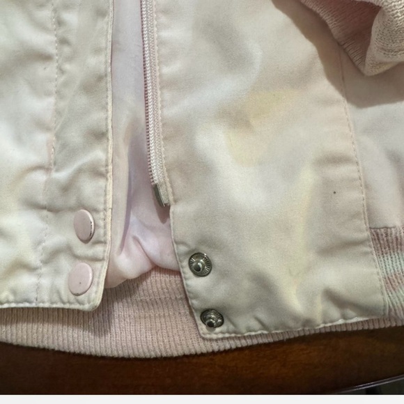 Vintage Casual Club Light Pink Jacket Grease style bomber jacket - Picture 6 of 7